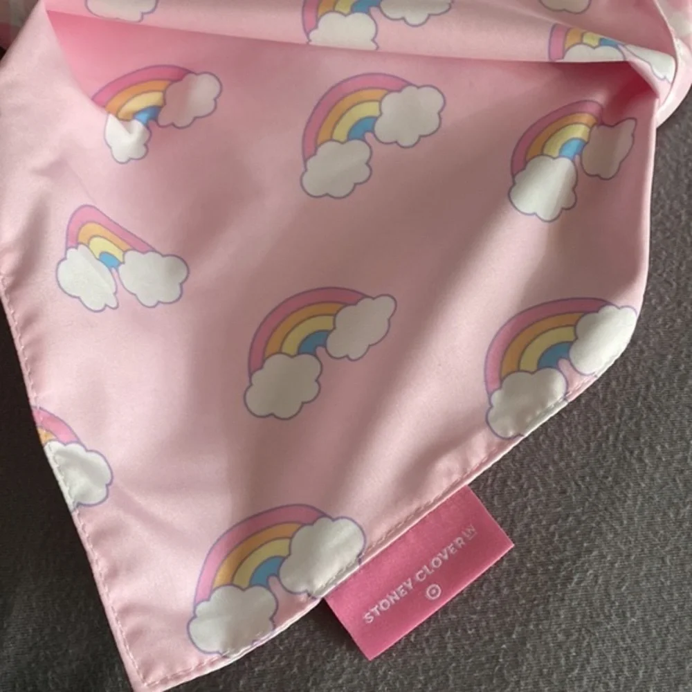 Stoney‎ Clover Target LE collaboration dog collar and bandanna Pink gingham S